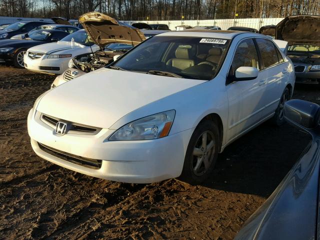 1HGCM56623A002469 - 2003 HONDA ACCORD EX WHITE photo 2