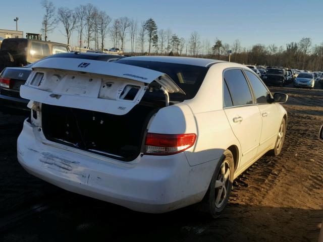 1HGCM56623A002469 - 2003 HONDA ACCORD EX WHITE photo 4