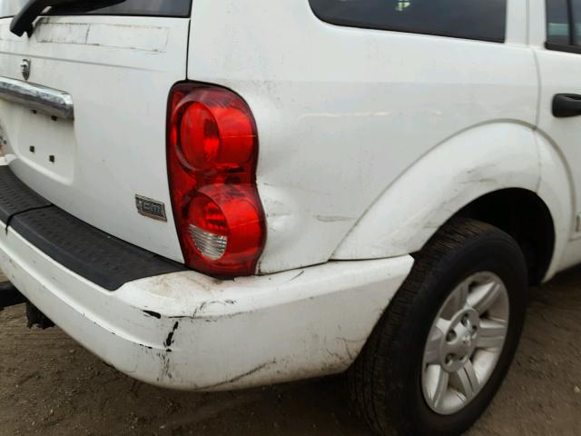 1D4HB48D05F561169 - 2005 DODGE DURANGO SL WHITE photo 9