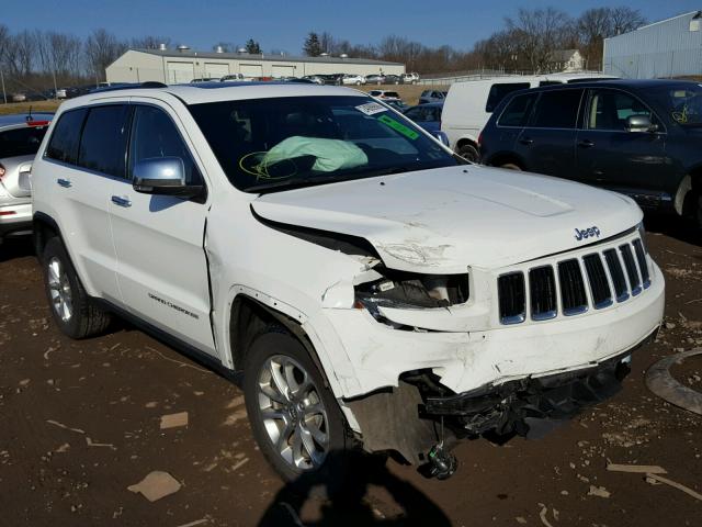 1C4RJFBG4EC154993 - 2014 JEEP GRAND CHER WHITE photo 1