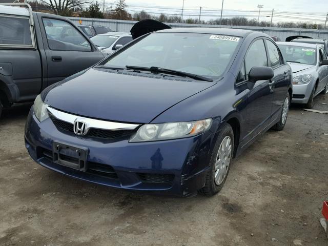 19XFA1F38AE010699 - 2010 HONDA CIVIC VP BLUE photo 2