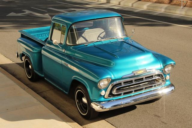 3A57S12276 - 1957 CHEVROLET 3100 BLUE photo 1