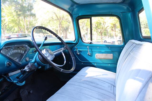 3A57S12276 - 1957 CHEVROLET 3100 BLUE photo 6