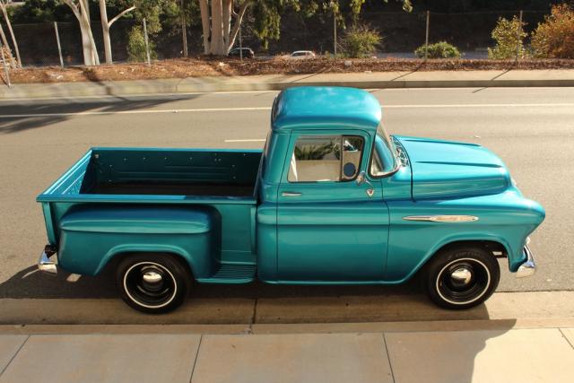 3A57S12276 - 1957 CHEVROLET 3100 BLUE photo 7