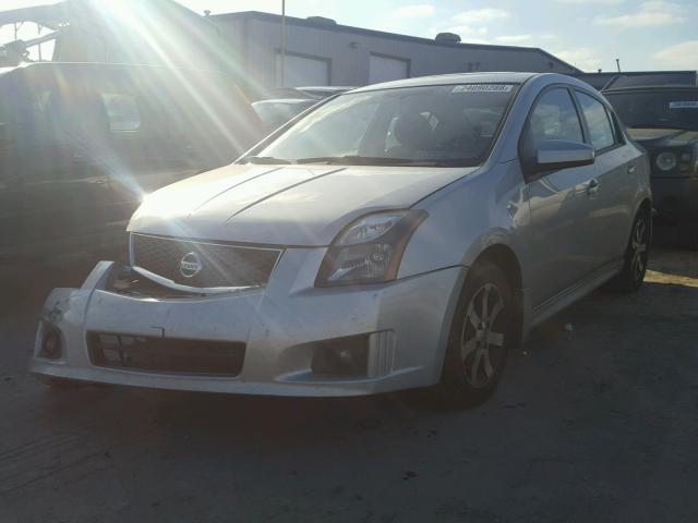 3N1AB6AP9CL619297 - 2012 NISSAN SENTRA 2.0 SILVER photo 2