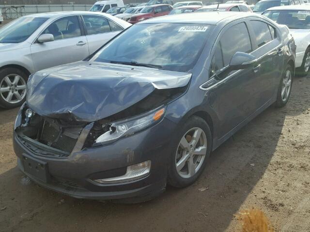 1G1RA6E47DU133901 - 2013 CHEVROLET VOLT GRAY photo 2