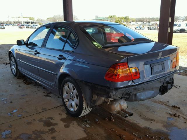 WBAEV33492PD00153 - 2002 BMW 325 I BLUE photo 3