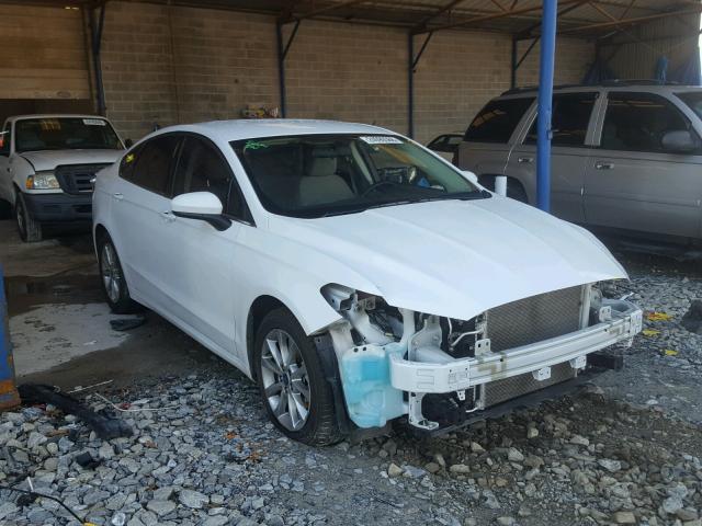 3FA6P0H72HR224394 - 2017 FORD FUSION SE WHITE photo 1