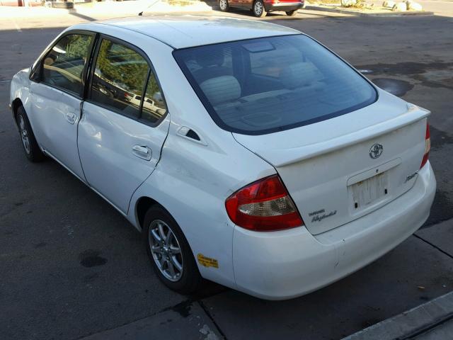 JT2BK18U330077720 - 2003 TOYOTA PRIUS WHITE photo 3