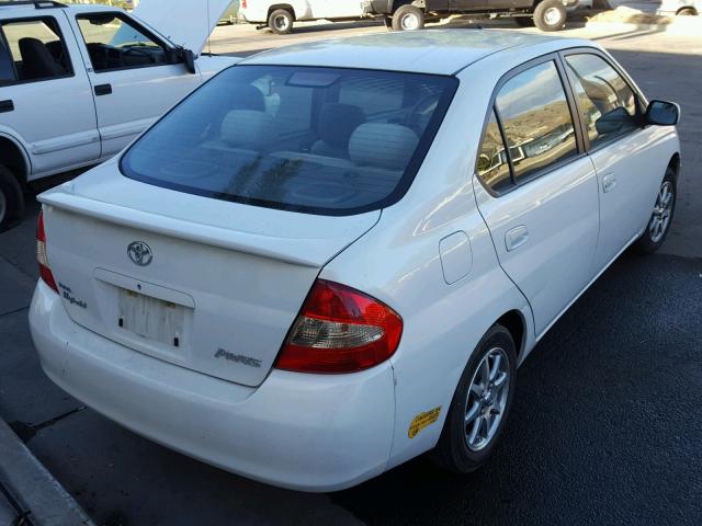 JT2BK18U330077720 - 2003 TOYOTA PRIUS WHITE photo 4