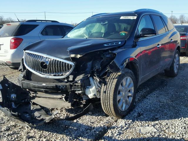 5GALVCED9AJ133445 - 2010 BUICK ENCLAVE CX BLACK photo 2