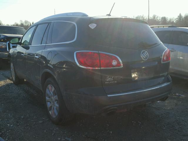 5GALVCED9AJ133445 - 2010 BUICK ENCLAVE CX BLACK photo 3