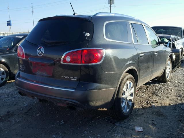 5GALVCED9AJ133445 - 2010 BUICK ENCLAVE CX BLACK photo 4