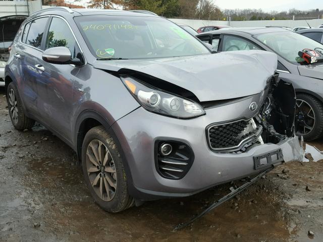 KNDPNCAC2H7289878 - 2017 KIA SPORTAGE E GRAY photo 1