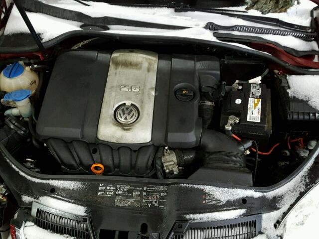 3VWRF81KX6M676141 - 2006 VOLKSWAGEN JETTA 2.5 RED photo 7