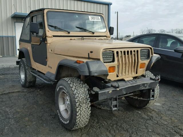 2BCCV8111JB536414 - 1988 JEEP WRANGLER TAN photo 1