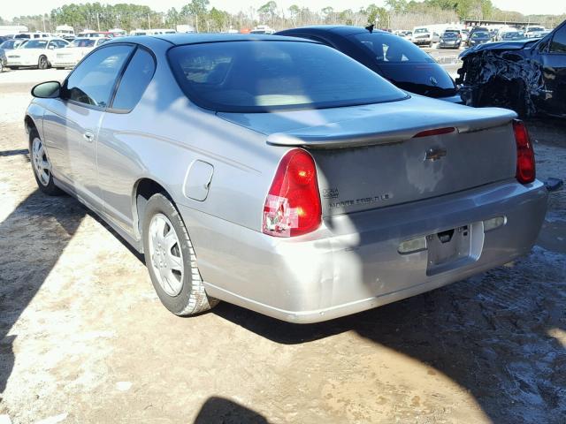 2G1WJ15K769183928 - 2006 CHEVROLET MONTE CARL 灰色 照片 3