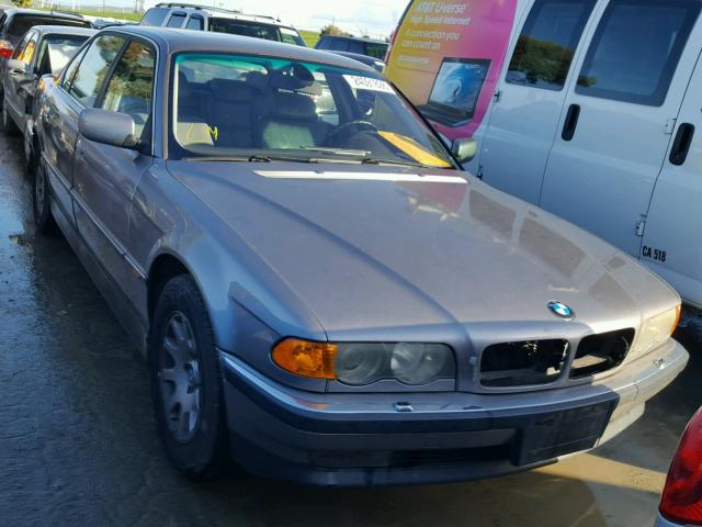 WBAGH8347YDP08431 - 2000 BMW 740 IL SILVER photo 1