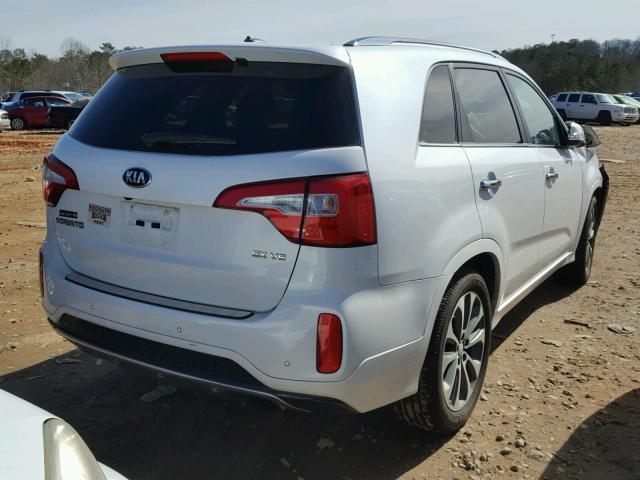 5XYKW4A74FG641035 - 2015 KIA SORENTO SX WHITE photo 4