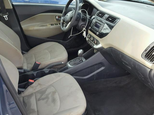 KNADM4A34G6544589 - 2016 KIA RIO LX Կապույտ լուսանկար 5