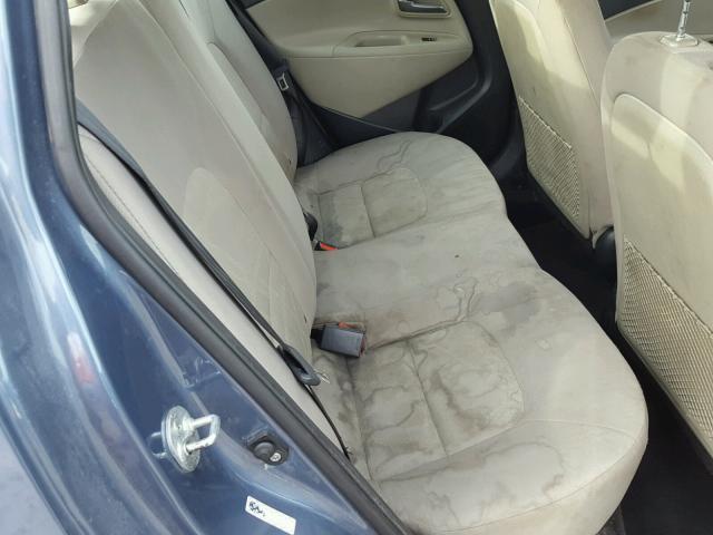 KNADM4A34G6544589 - 2016 KIA RIO LX Կապույտ լուսանկար 6
