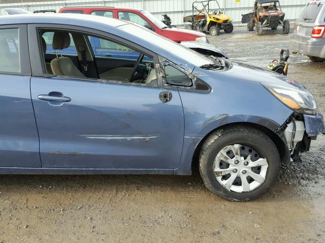 KNADM4A34G6544589 - 2016 KIA RIO LX Կապույտ լուսանկար 9