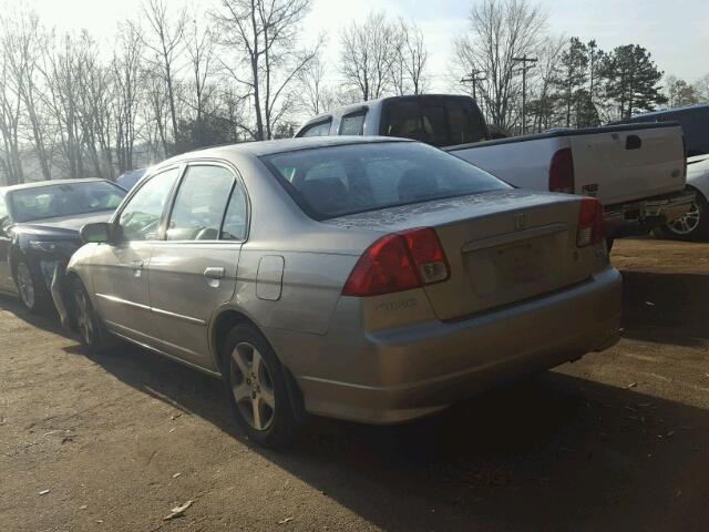 1HGES26755L018405 - 2005 HONDA CIVIC EX ოქროსფერი ფოტო 3