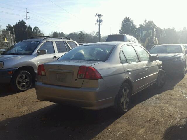 1HGES26755L018405 - 2005 HONDA CIVIC EX ოქროსფერი ფოტო 4