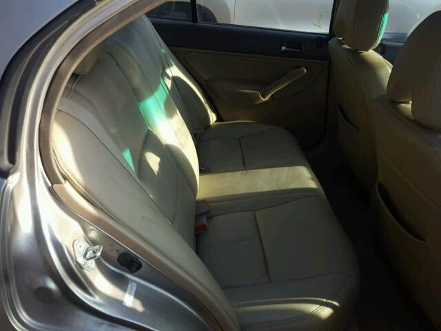 1HGES26755L018405 - 2005 HONDA CIVIC EX ოქროსფერი ფოტო 6