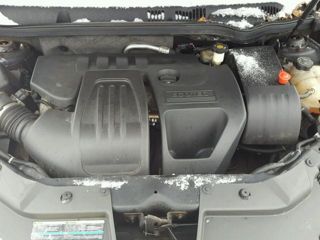 1G1AK15F267873517 - 2006 CHEVROLET COBALT LS BLACK photo 7