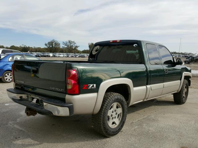 1GCEK19B75Z121685 - 2005 CHEVROLET SILVERADO GREEN photo 4