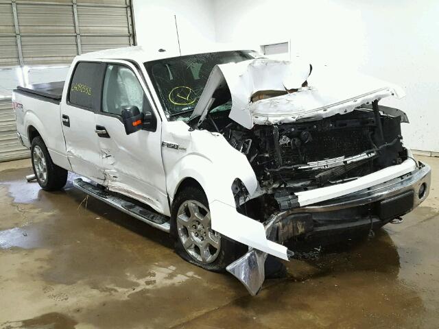 1FTFW1EF6EKF82483 - 2014 FORD F150 SUPER WHITE photo 1