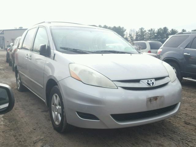 5TDZA23C06S562072 - 2006 TOYOTA SIENNA CE SILVER photo 1