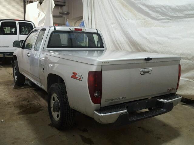 1GTJ6LF94B8116400 - 2011 GMC CANYON SILVER photo 3