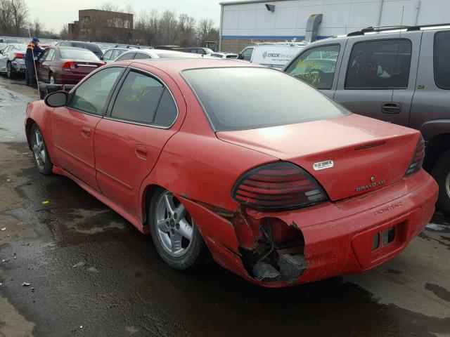 1G2NF52F73C194780 - 2003 PONTIAC GRAND AM S RED photo 3