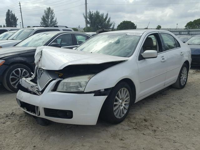 3MEHM08119R620758 - 2009 MERCURY MILAN PREM WHITE photo 2