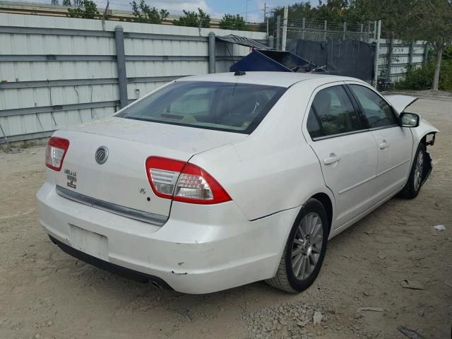 3MEHM08119R620758 - 2009 MERCURY MILAN PREM WHITE photo 4