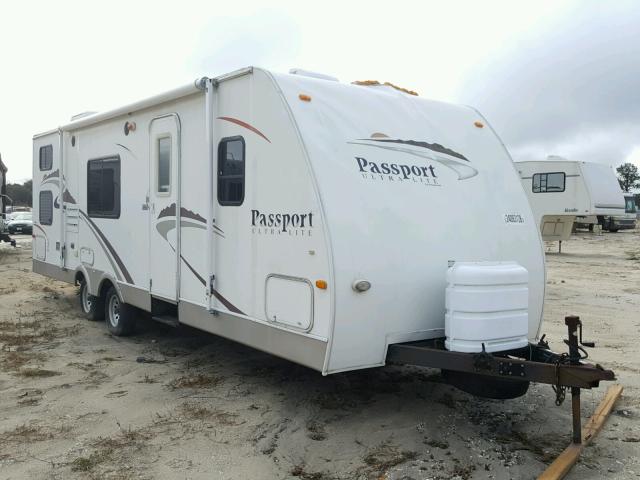 4YDT2802X76410008 - 2007 KEYSTONE PASSPORT WHITE photo 1