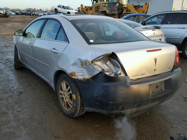 1G2ZG528954163902 - 2005 PONTIAC G6 GRAY photo 3