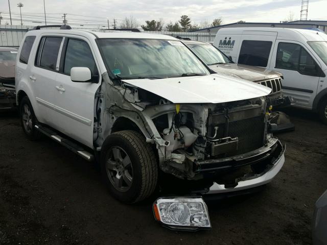 5FNYF4H54BB031796 - 2011 HONDA PILOT EXL WHITE photo 1