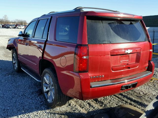 1GNSKCKC6FR544462 - 2015 CHEVROLET TAHOE K150 RED photo 3