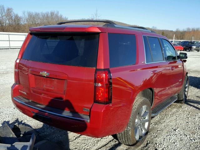 1GNSKCKC6FR544462 - 2015 CHEVROLET TAHOE K150 RED photo 4