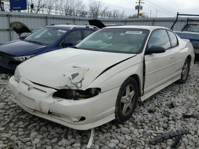 2G1WZ151249110009 - 2004 CHEVROLET MONTE CARL WHITE photo 2