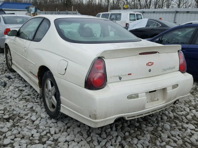 2G1WZ151249110009 - 2004 CHEVROLET MONTE CARL WHITE photo 3