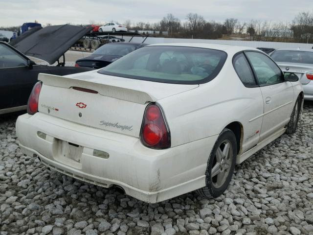 2G1WZ151249110009 - 2004 CHEVROLET MONTE CARL WHITE photo 4