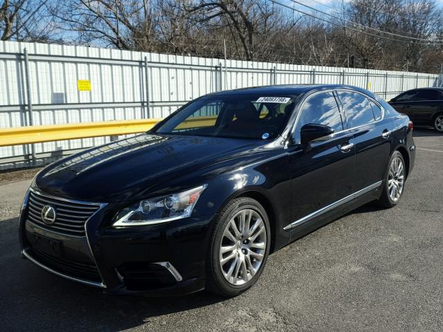 JTHBL5EF1F5133905 - 2015 LEXUS LS 460 BLACK photo 2