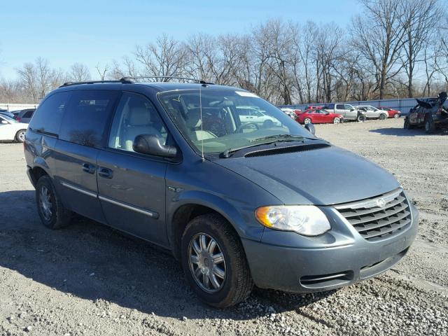 2A4GP54L37R288831 - 2007 CHRYSLER TOWN & COU TEAL photo 1