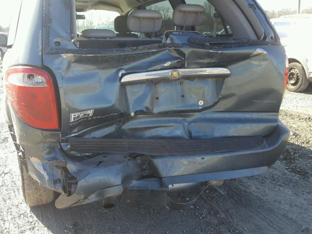 2A4GP54L37R288831 - 2007 CHRYSLER TOWN & COU TEAL photo 9