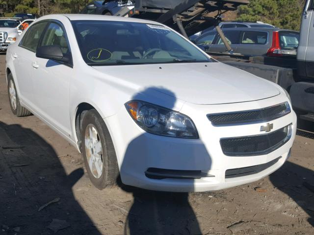 1G1ZG57BX9F144424 - 2009 CHEVROLET MALIBU LS WHITE photo 1