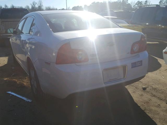1G1ZG57BX9F144424 - 2009 CHEVROLET MALIBU LS WHITE photo 3